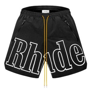 Rhude large letter shorts